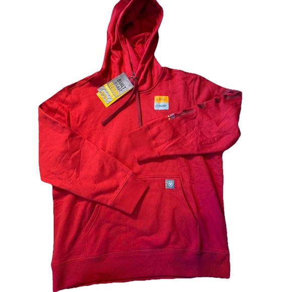 Ariat Tops - NEW Ariat Sweater Womens XL Red Rebar Workwear Pullover Hoodie Sweatshirt